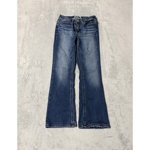 BKE Stella Mid Rise Slim Fit Bootcut Jeans Womens 24x25.5 Blue Denim